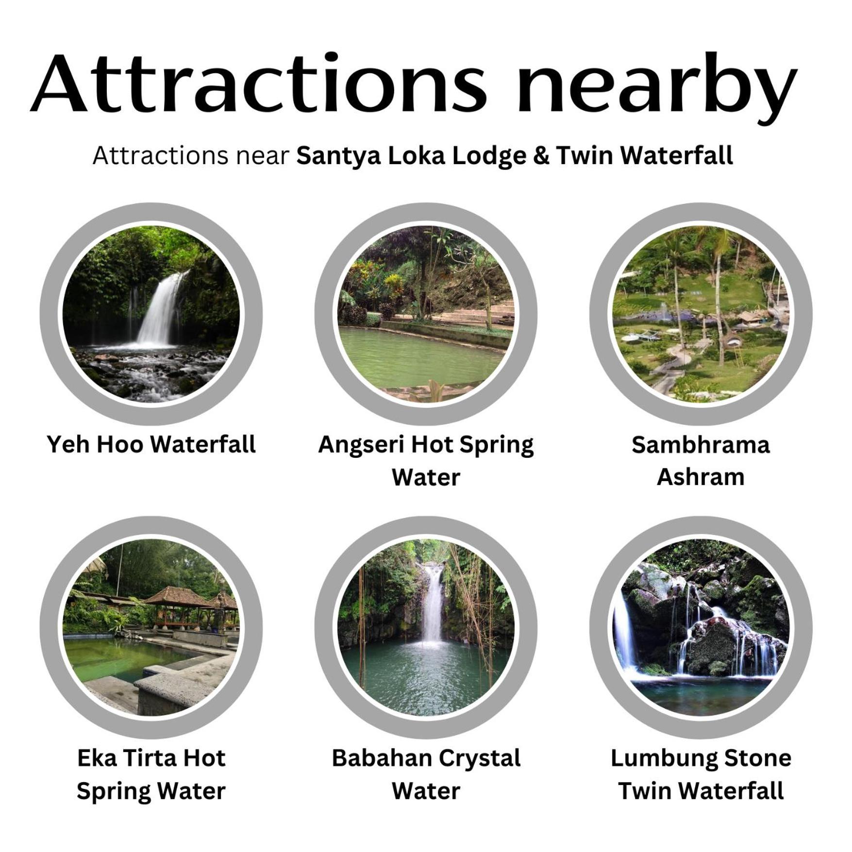 Santya Loka Lodge & Twin Waterfall Джатілувіг Екстер'єр фото
